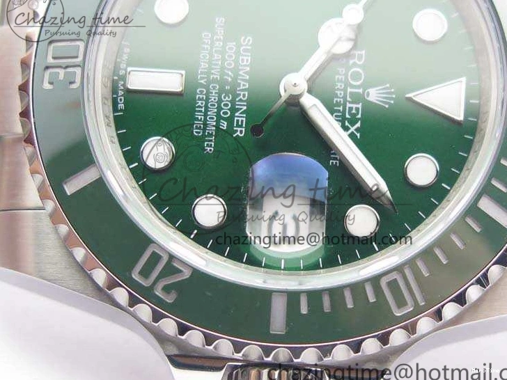 MiroTime 0110 MultiPurpose Submariner 116610 LV Green Ceramic GMF 1:1 Best Edition 904L SS Case And Bracelet SA 3513